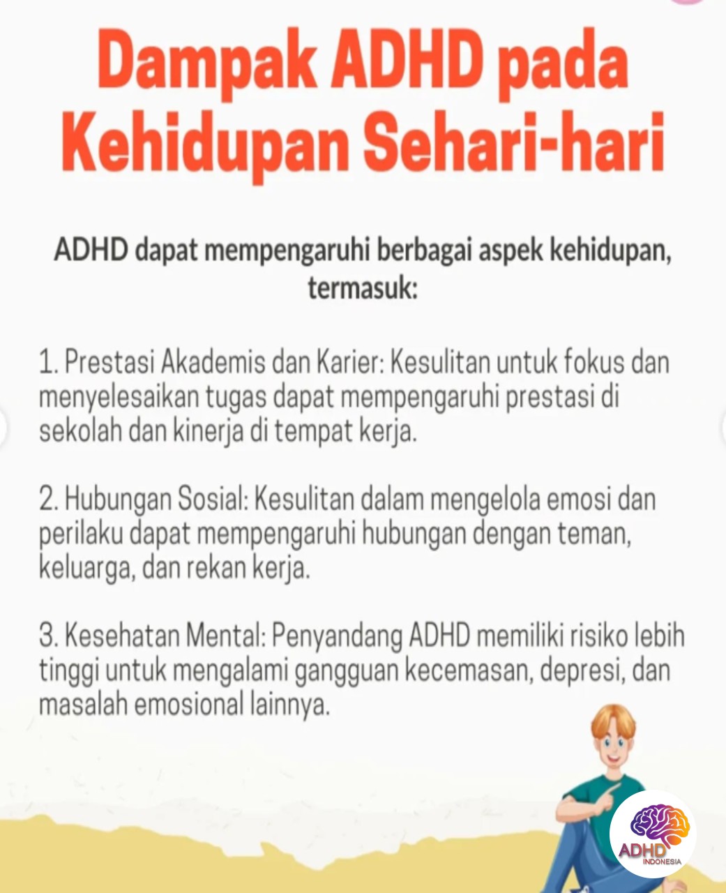 ADHD dan Hubungan Sosial Anak di Lingkungan Sekolah di Kabupaten Jember
